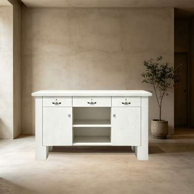 Bureau de réception rétro 62,99 po avec tiroir verrouillable, aucun assemblage requis, comptoir avant pour magasin de vêtements, salon, bureau et espaces de vente au détail