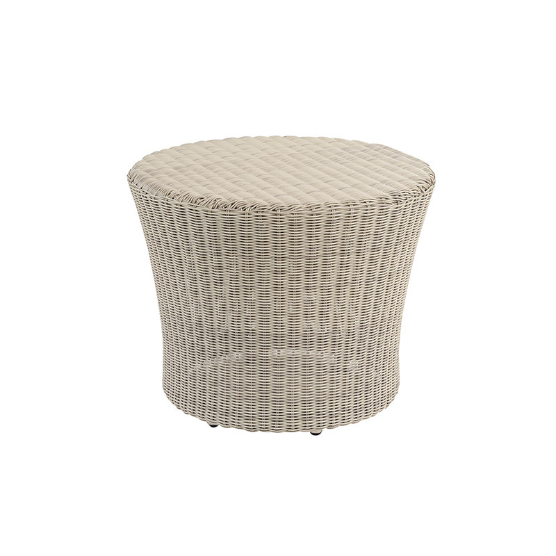 Westport Outdoor Round Side Table, Sea Salt