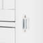 Armoire de salle de bain blanche à une porte avec 4 tiroirs - Élégante unité de rangement compacte pour la maison
