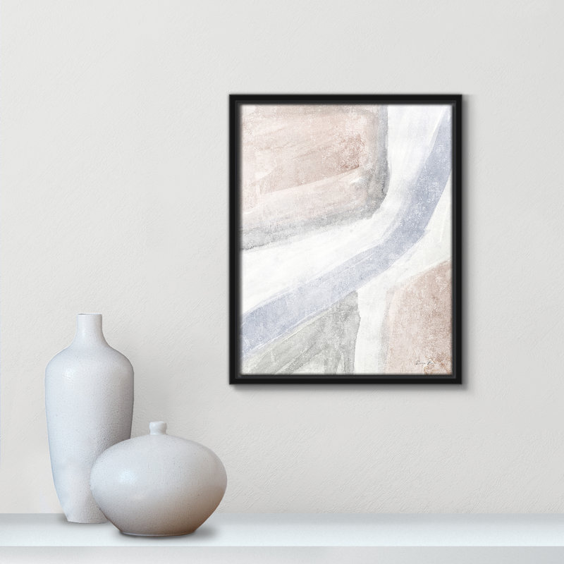 Helmsford Soften 1 - reproduction sur toile avec cadre flottant, Noir, H 15,5 po x l 12,5 po x P 2 po