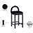 Conrad Letcher Velvet Counter Stool-379838303