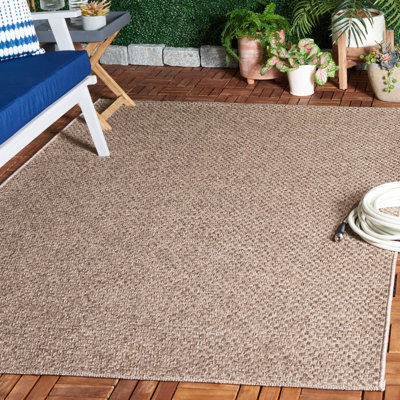 Sisal All-Weather Performance Solid Color Indoor/Outdoor Area Rug
