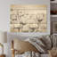 Minimalisme, tulipes noires et blanches, symphonie de tulipes, art mural sur bois de pin naturel-594218157