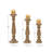 Soteria 18'' H Wood Tabletop Candlestick