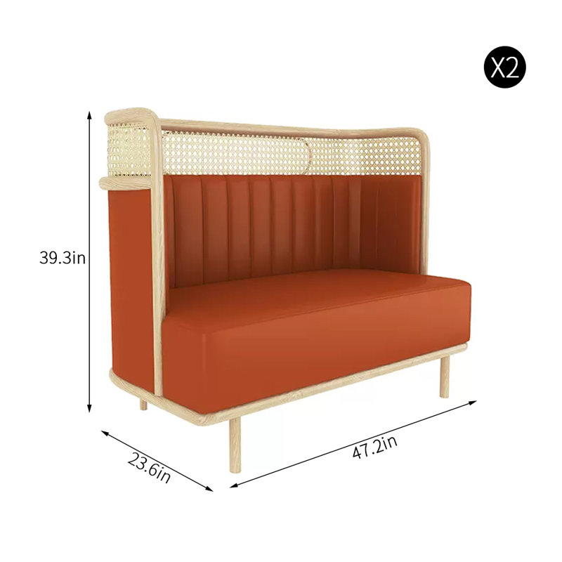 Banc rembourré en similicuir Upscale