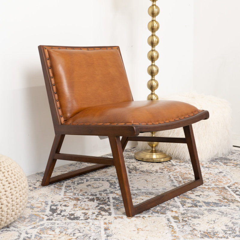 Chaise longue Kaydrie, Marron clair