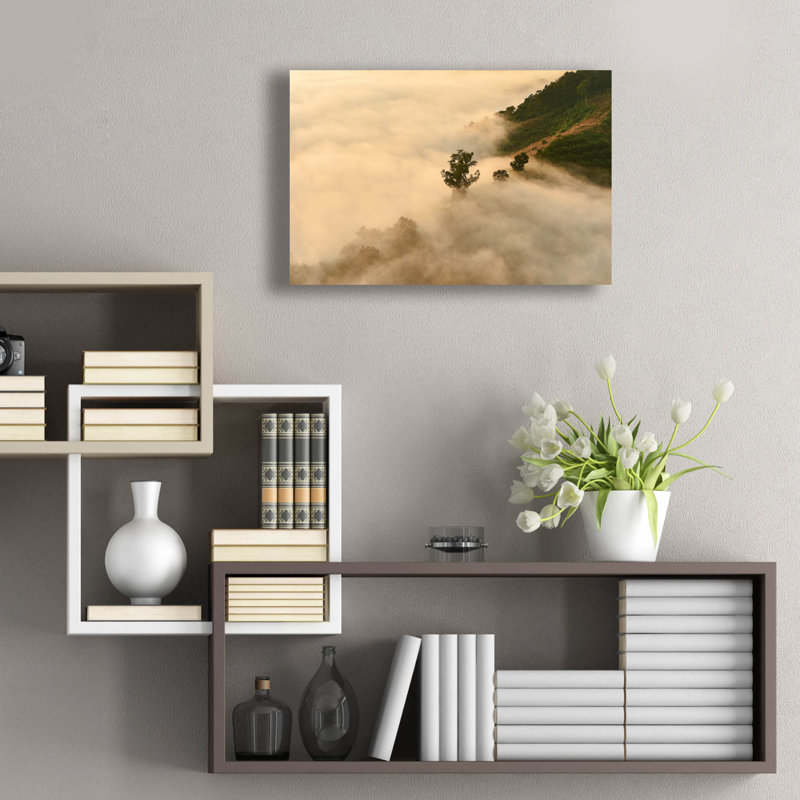 «Clouds» par Photoinc Studio, art mural en verre acrylique, H 12 po x l 16 po x P 0,13 po
