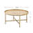 Tray Style Top Round Coffee Table