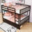 Full Over Full Wood Bunk Bed With Drawers, Guardrails And Ladder-857370652