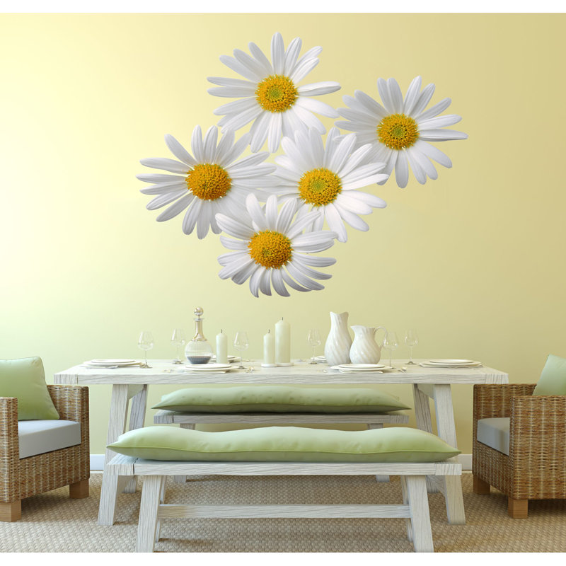 Plants & Flowers Wall Decal, 46" H x 50" W