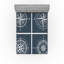 Ensemble de 2 draps-housse Ambesonne Compass-106770507