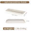 Bol en bois pour décoration de table basse, blanc rustique-138534056-138534055