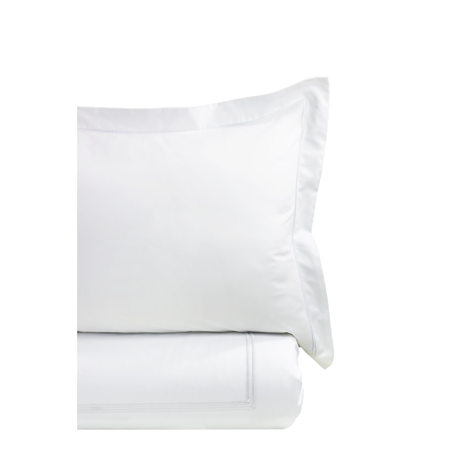 Azalia Cotton Duvet Cover Set, White, King