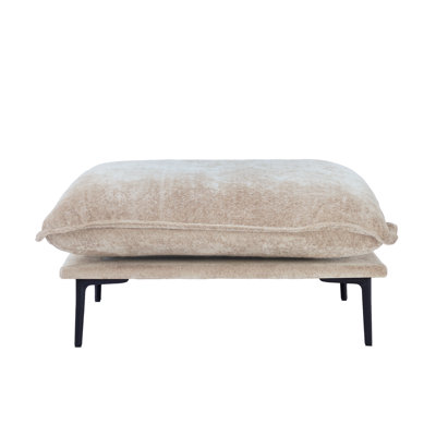 Repose-pieds en velours 39,37 po Traci