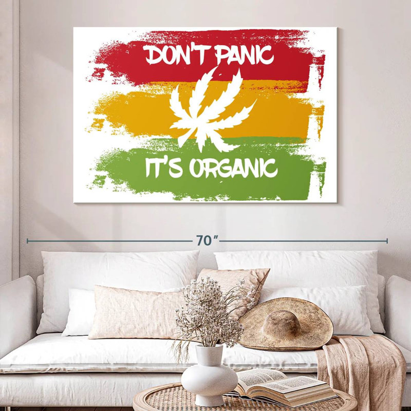 Senne Organic Marijuana, 34" H x 51" W