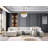 Ariana Velvet Double Chaise Sectional-351795245