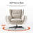Arcana Modern Faux Leather Swivel Wingback Chair-303155185
