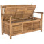Outdoor Wooden Storage Bench-1443500924