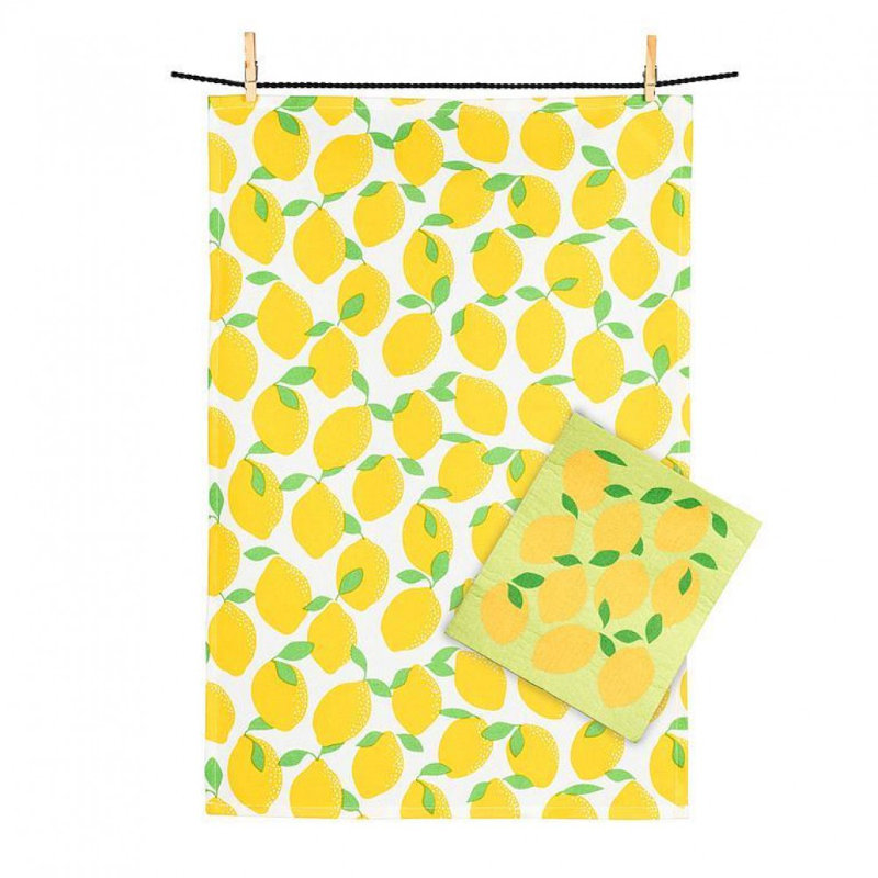 Lemons & Kitchen Towel Set