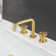 Widespread 2-handle Bathroom Faucet with Drain Assembly