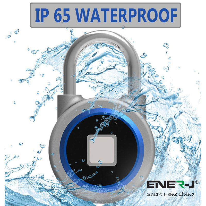 Aliciah Smart Fingerprint Padlock with Bluetooth