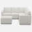 Aubade L-Shaped Modular Storage Sofa Set-685544385