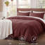 Ensemble de housse de couette à tissage gaufré 100% coton Essential Collection-109512985-110365886