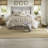 Elegant Tufted King Bedding Sets, Polyester Taupe, Sophisticated Bedroom