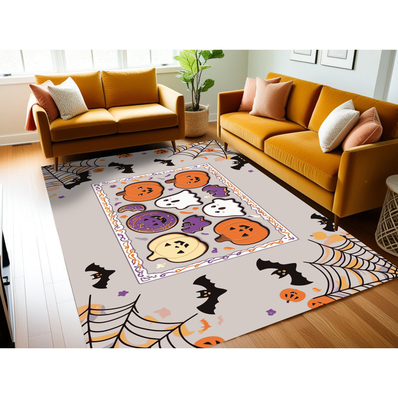 Tapis de Noël lavable The Holiday Aisle®, Rectangulaire 2 pi x 3 pi