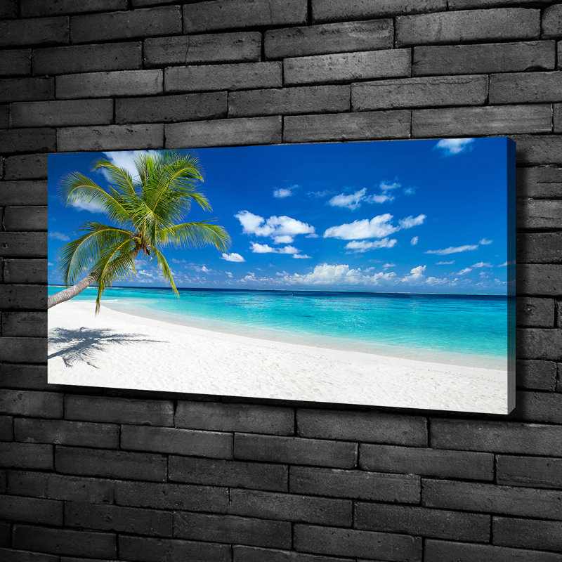 Tropical Beach - Wrapped Canvas Print