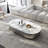 Modern oval stone slab coffee table-1041556327-1041556326