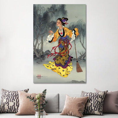 White Butterfly - Painting on Canvas