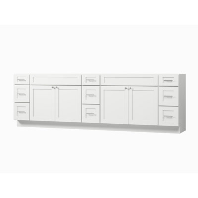 108 Double Bathroom Vanity Base Only