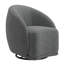 Fauteuil d'appoint pivotant en velours Brunna-2119420887