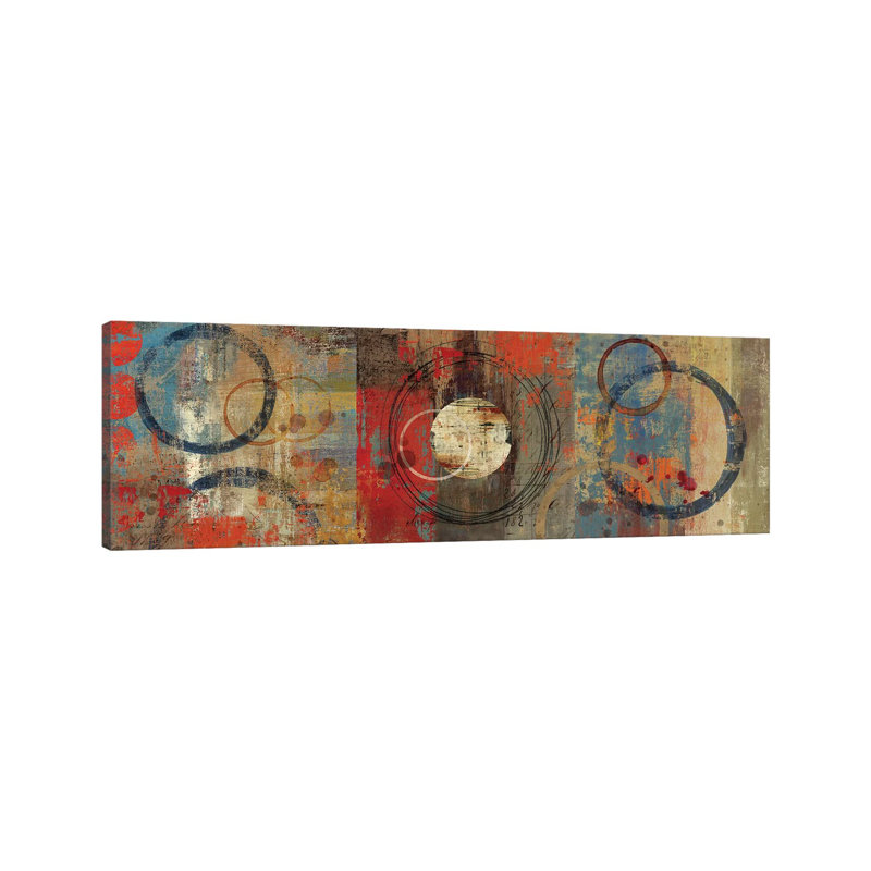 Splattered I by Tom Reeves - Wrapped Canvas Panoramic Painting, 30.48 cm H x 91.44 cm W x 1.91 cm D
