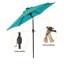 Parasol de marché lumineux 7,5 pi Atanase-2051477504-2051477505