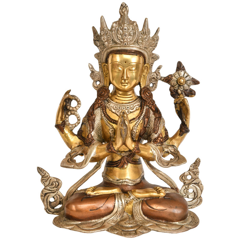 Chenrezig (divinité bouddhiste tibétaine à quatre bras Avalokiteshvara)