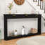 Table de rangement en bois avec 3 tiroirs-42348701