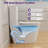 1.1/1.6 GPF Dual-Flush Watersence Elongated One-Piece Toilet, Siphonic Jet, With Comfortable Seat Height