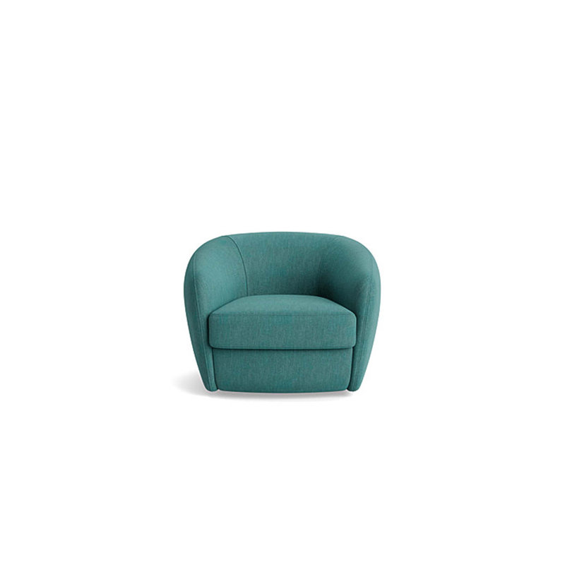 Elaine Swivel Chair, Performance Weave - Spruce