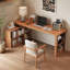Bureau de direction en bois massif en forme de L, bureau-118614639