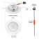 6" Selectable CCT Remodel LED Retrofit Recessed Lighting Kit