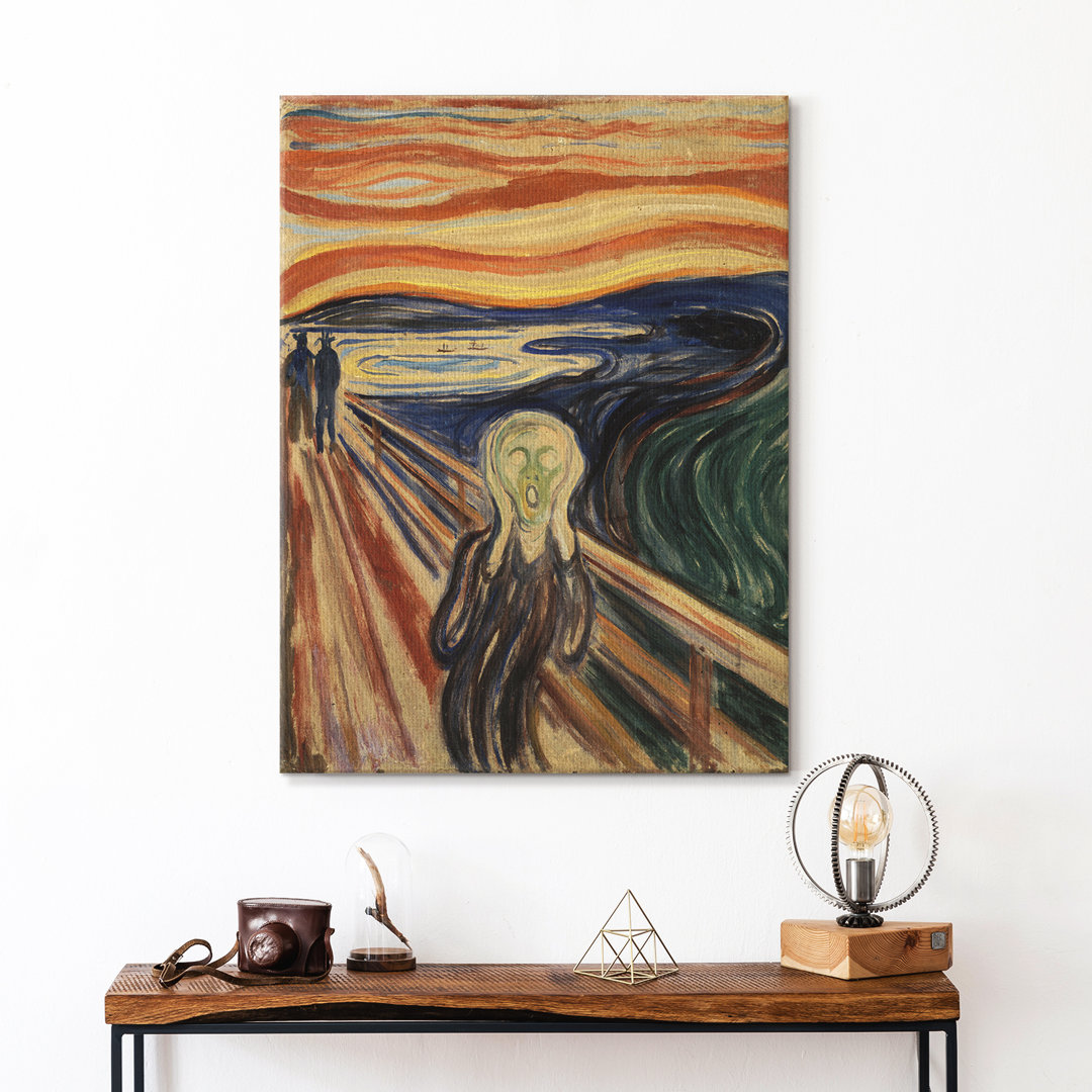 Leinwandbild The Scream von Edvard Munch