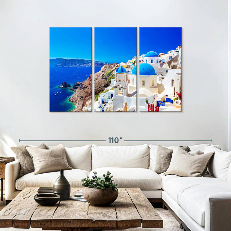 Sebbie Scenic Oia, H 48 po x l 74 po