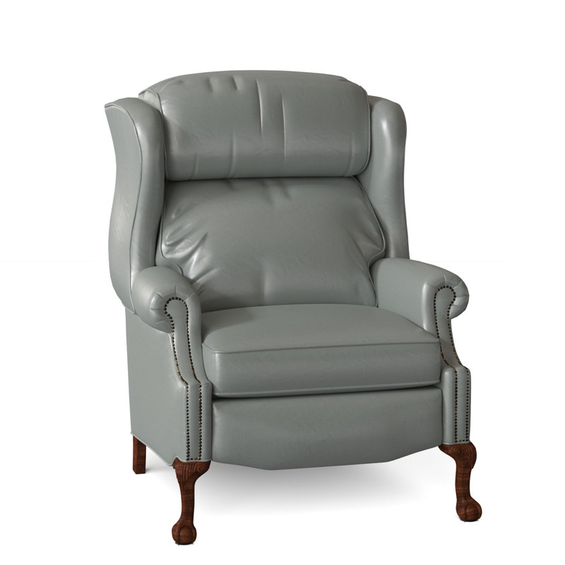 Maxwell Recliner, Outsider Raven Genuine Leather, Mahogany, Power