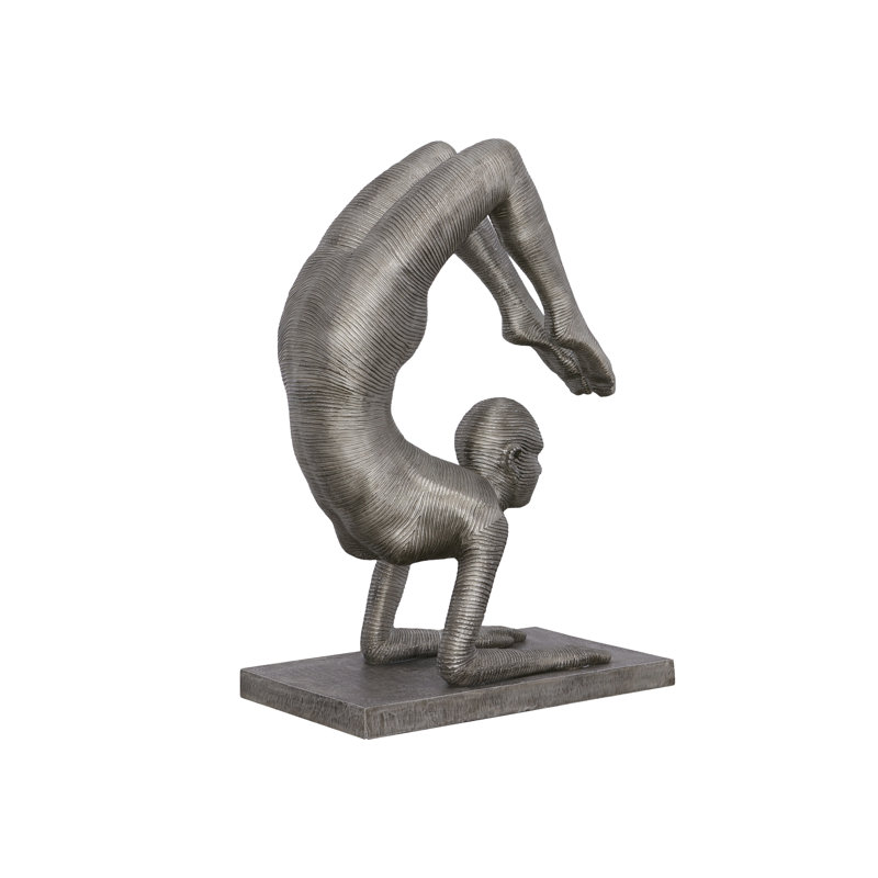 Handstand Scorpion Statue, Aluminum