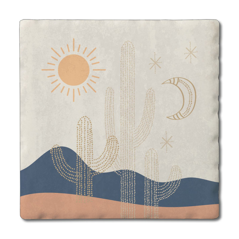 Créez votre propre ensemble de sous-verres Cactus Dream
