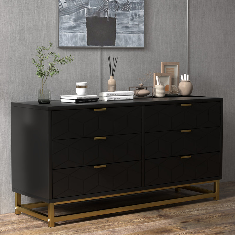 Rufael Accent Chest, Black