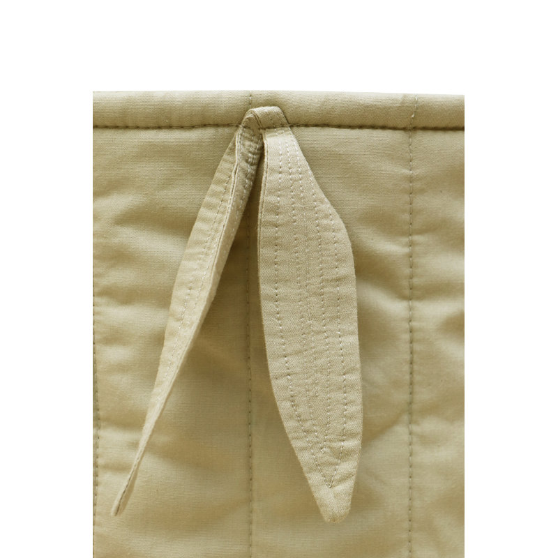 Ensemble de 2 paniers en coton 2 pièces, Olive