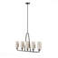Lustre - configuration linéaire à 5 lumières